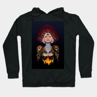 Vampire woman with golden skulls Hoodie